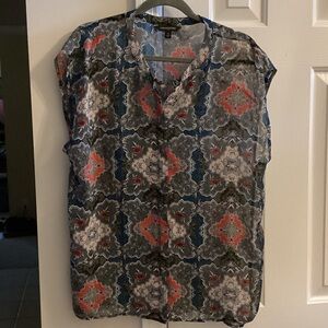 Banana Republic Multicolor Patterned Blouse